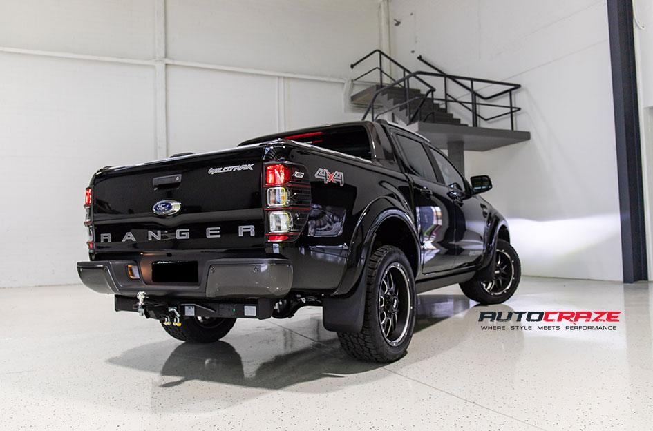 FORD RANGER GD02 MATTE BLACK MILLED ACCENTS